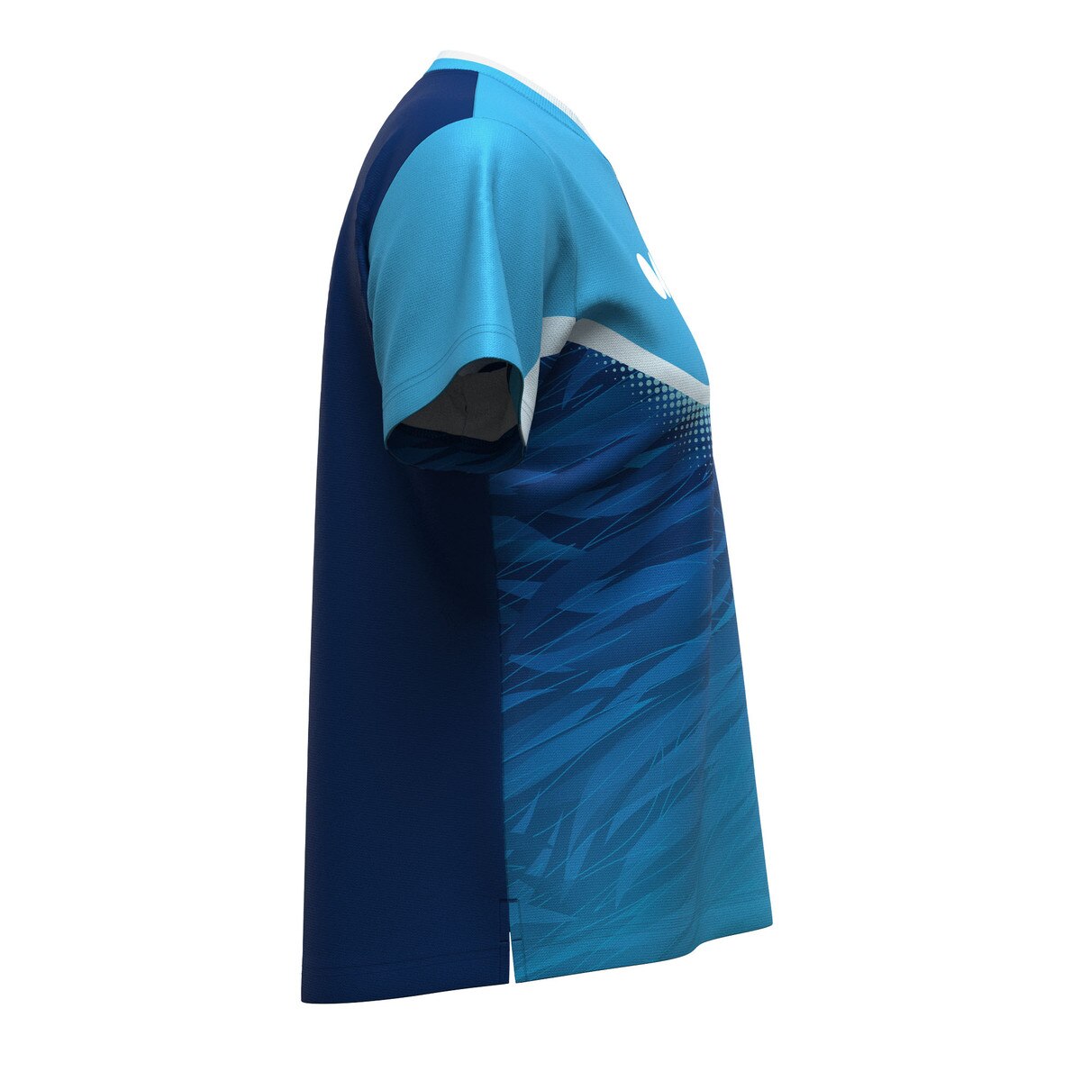 Butterfly Laulie Lady Table Tennis Shirt - Sky-Blue - Right Side